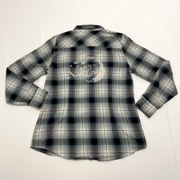 Disney Peter pan Neverland plaid button up - Picture 4 of 9